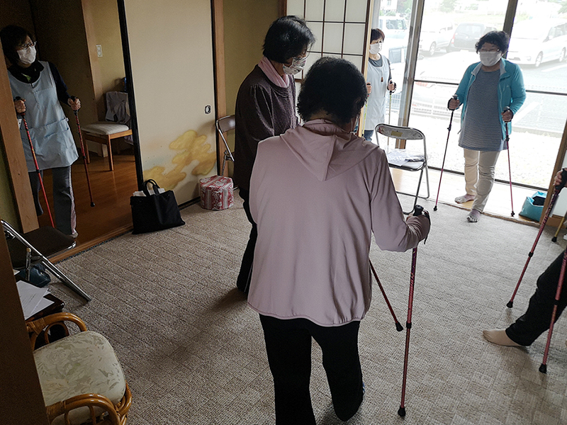 ポール de ウォーク・介護予防体操開催